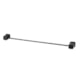 Porta toalha Linear Longo Block Preto Meber - ad6d9245-6c06-4108-aa9e-10535c58f57b