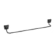 Porta Toalha Linear Medio Origami Preto Matte Meber - 2663af7a-6899-4a0b-ad19-62fab569a31e