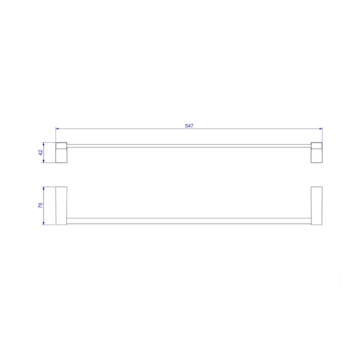 Porta Toalha Liv Cromado Deca 50cm - Imagem principal - 25cf77cc-87e1-4303-857e-c809e72543a9