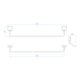 Porta Toalha Pix Cromado Deca - 40be9543-cb89-42ed-b340-733644c61be9