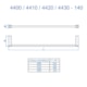 Porta Toalha Quartzo 140 Ret Peq 4430 219mm Champanhe Fani - 1329ba84-720b-4439-87df-b3e22d3342ec