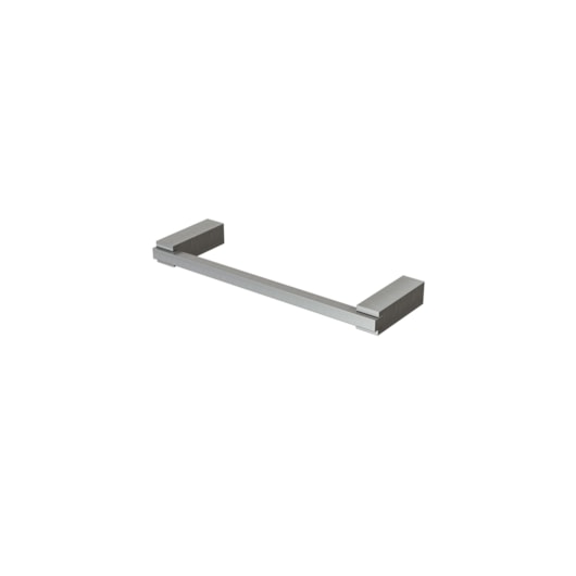 Porta Toalha Quartzo 140 Ret Peq 4430 219mm Grafite Escovado Fani - Imagem principal - f668fd7e-c27c-4aad-97a4-da3ebad7f223