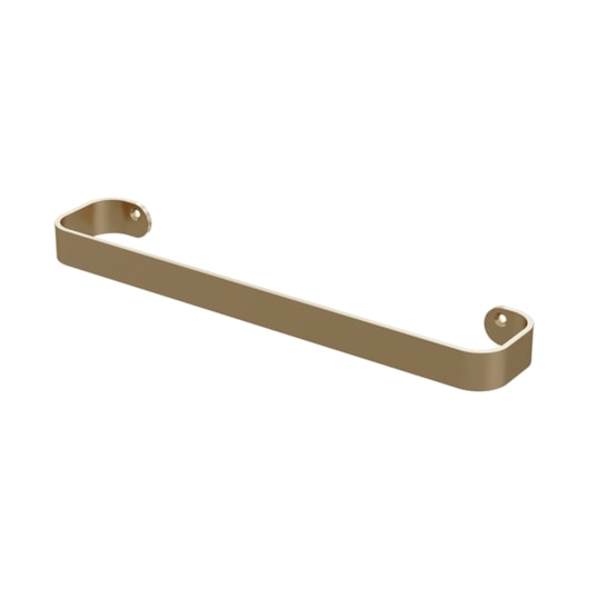 Porta Toalha Reto Curto 4410 300mm Soft 195 Champanhe Fani - Imagem principal - c8725695-6109-4c6f-8a0a-f7fcf71091fa