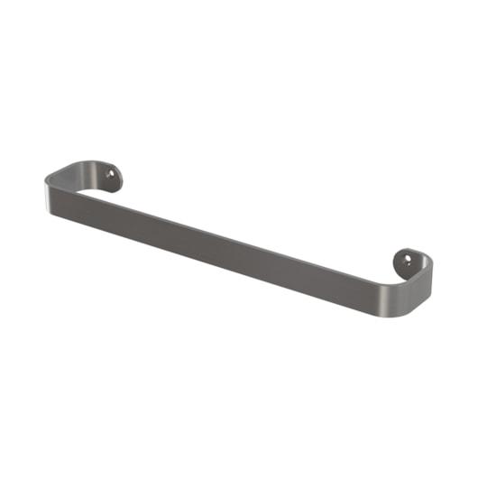 Porta Toalha Reto Curto 4410 300mm Soft 195 Grafite Escovado Fani - Imagem principal - 8732d834-e23d-4992-9371-bd4ce686ede4