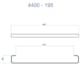 Porta Toalha Reto Longo 4400 500mm Soft 195  Cromado Fani - e038b823-c1df-4266-8124-d8bfabdfbf21