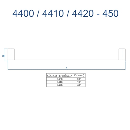 Porta Toalha Reto Longo 635mm Horus Grafite Escovado Fani - Imagem principal - 15ddb37d-53d2-4b8c-b39e-c8e949df055a