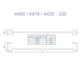 Porta Toalha Reto Longo Bella 220 4400 530mm Doro Vecchio Fani - e576a042-4aa3-4c34-9db5-edd17e4c800e