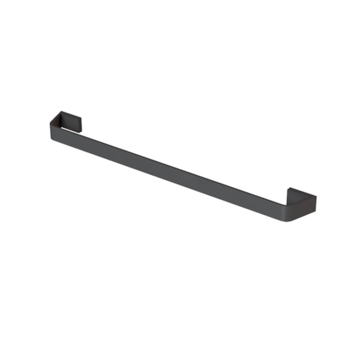 Porta Toalha Reto Longo Essence 420 600mm Preto Fosco Fani - Imagem principal - f2e76010-fdc5-4fff-8a60-6cdee40c7e66