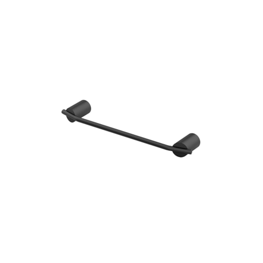 Porta Toalha Reto Lunna 185 Curto 4410 300mm Preto Fosco Fani - Imagem principal - a7baca65-ae5d-485c-8452-20f816976bca