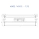 Porta Toalha Reto Versata Duplo Longo Grafite Escovado Fani - 83121bed-b491-41af-b1ef-dd54ec5916cc