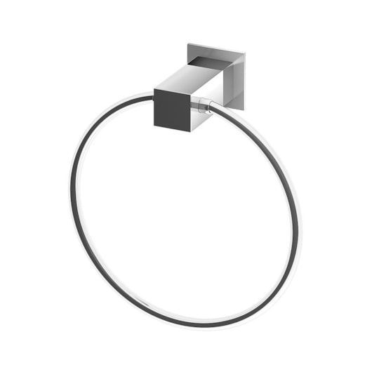 Porta-Toalhas Argola Metal Cromado Bella 220 Fani Metais - Imagem principal - 74848e0f-111c-471a-933d-727fb31a6e06