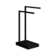 Porta-Toalhas De Bancada Quadrado Horus 450 Preto Fosco Fani - 262807c7-fc1c-4a20-9a8f-af611a26b24f