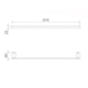 Porta Toalhas Docolflat 300 Ônix Docol 37,6cm - 2d6dff5e-3103-425b-ace2-e52f971eb19f