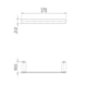 Porta Toalhas Docolflat 300 Ônix Docol 37,6cm - 2634fdf1-b59d-403f-9f8a-05a1cc0778d1