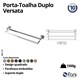 Porta-Toalhas Duplo Longo Versata 120 4900 Cromado Fani Metais - aa89db20-fda5-4faf-bd13-1a3733bf552b