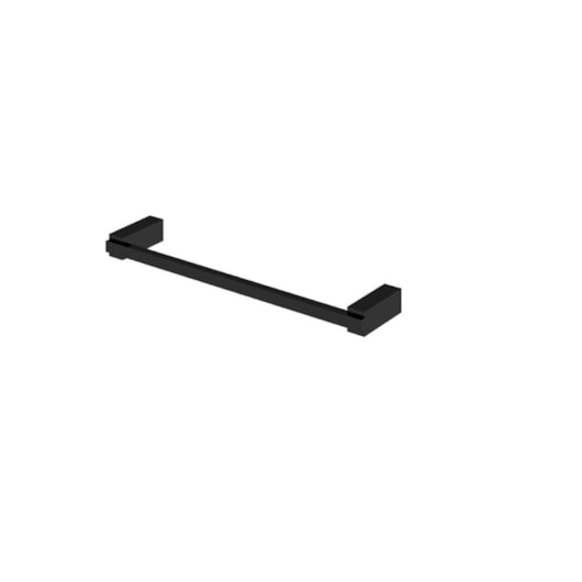 Porta-Toalhas Retangular Curto Quartzo 4410 Bk140 319 Preto Fosco Fani Metais - Imagem principal - c6e4c755-28c9-4db3-bb16-9783c8bb8baa