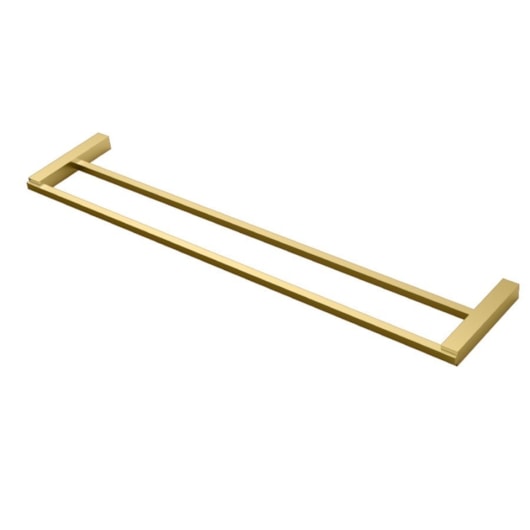 Porta-Toalhas Retangular Duplo Longo Quartzo 4900 Dv140 619 DOro Vecchio Fani Metais - Imagem principal - fe4b6700-48f2-4da0-bf57-9af624eaaa37