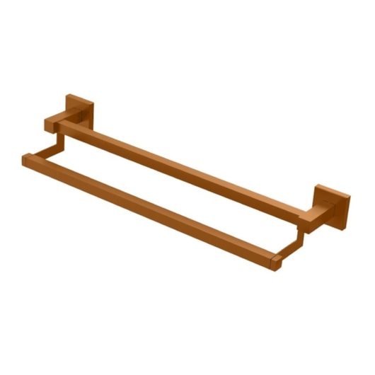Porta-Toalhas Retangular Duplo Longo Versata 4900 Rv120 652 Rosso Vecchio Fani Metais - Imagem principal - 55180e70-d3a0-4dcc-93c3-46b9a5ad0dc4