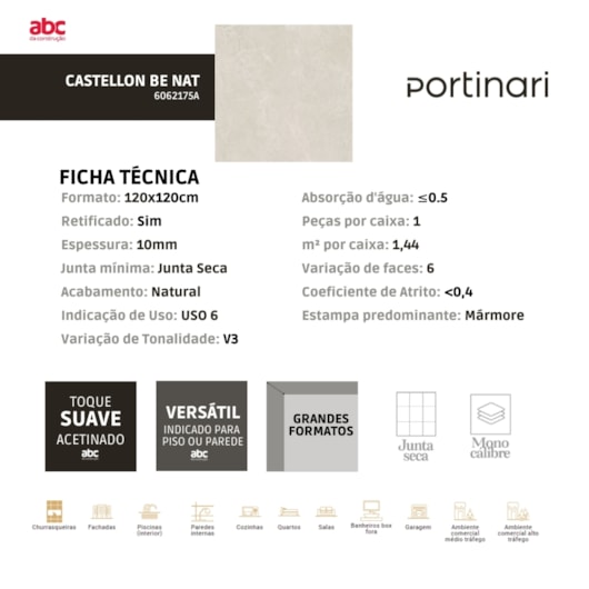 portinari por ret 120x120 castellon be nat pei 6 a - Imagem principal - ad797c92-1835-41b6-94e5-1fc1647f732a