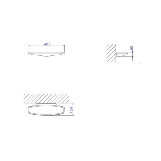 Prateleira Aberta Jader Almeida Ébano Fosco Deca 40cm - Imagem principal - ab65b924-e13b-408e-a2d6-272873844850