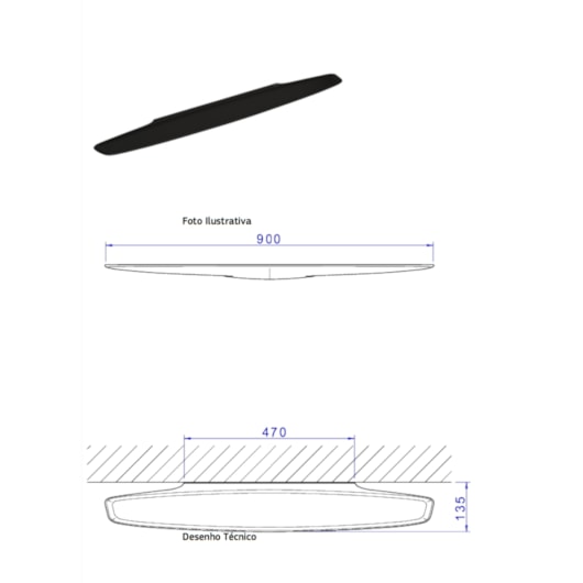 Prateleira Aberta Jader Almeida Ébano Fosco Deca 90cm - Imagem principal - e6d2dd79-792f-4bce-90d4-5a88af73db5d