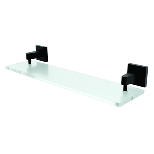 Prateleira c/Vidro Vite Black Romar - Imagem principal - 5ee52cd9-f470-4d78-bb25-5870c6108203