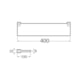 Prateleira Escala Cromado Roca 40cm - 20fd65b5-3faf-40eb-a459-86434b76125b