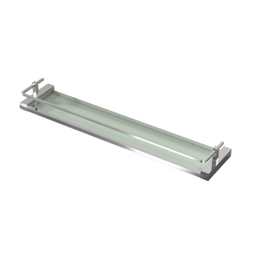 Prateleira Quartzo 4700 C140 509 Cromado Fani Metais - Imagem principal - e71603be-89f9-41c2-928c-4dc385e5cbe3