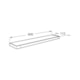 Prateleira Tempo Cromado Roca 60cm - 8ed0c8c4-0b76-474d-ba82-fc211c6d766a
