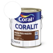 Pré-pintura Coralit Massa Para Madeira Branco 6kg Coral