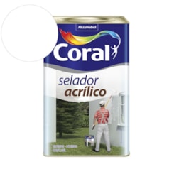 Pré Pintura Selador Acrilico Branco Coral 18L Pré Pintura Selador Acrilico Branco Coral 18L