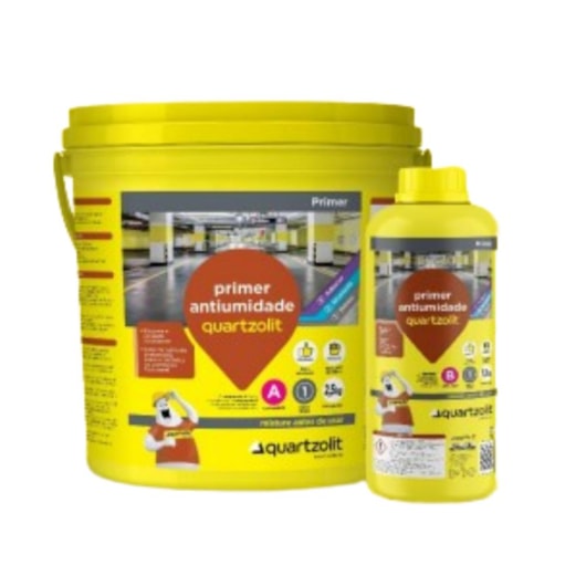 Primer Antiumidade RU A+B Quartzolit 3,8Kg - Imagem principal - 162c3c60-f79e-4d31-b532-304317e05ab0