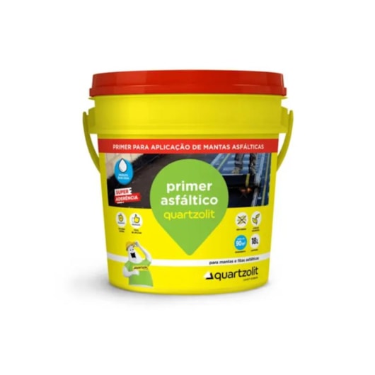 Primer Para Manta Asfaltica Balde Quartzolit 18L - Imagem principal - ac9bd282-bda6-40b4-86ee-5c644dff90e5