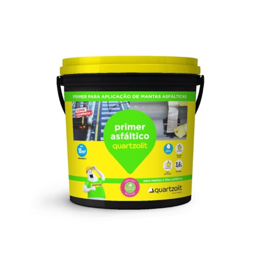 Primer Para Manta Asfaltica Galão Quartzolit 3,6L - Imagem principal - 046ce9e9-01d5-4a57-b06b-6182069bcb76