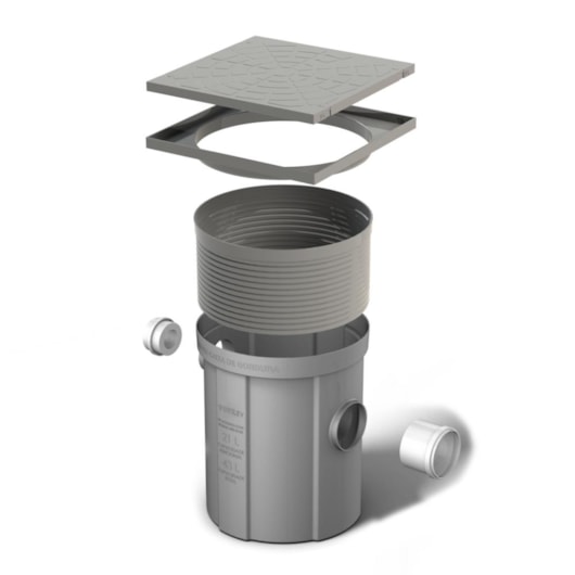 Prolongador Para Caixa De Gordura Fortlev 21,6x38,6cm - Imagem principal - c8b2e133-5aa1-44f7-811e-82e2f8788b2e