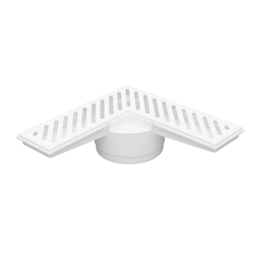 Ralo De Canto Saída De 100mm Com Grelha Branca Astra  - Imagem principal - b899520f-eb4d-4a8e-ba9d-6e9bfa5fbb60