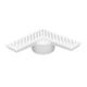 Ralo De Canto Saída De 100mm Com Grelha Branca Astra  - d560a076-117e-4466-b1c5-6d98d3b9b543