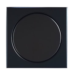 Ralo Elegance 17,5x17,5cm Quadrado Inox Preto Mozaik