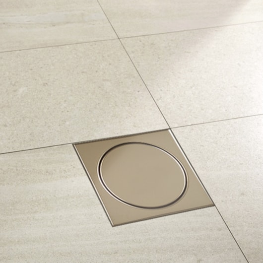 Ralo Elegance Ouro Matte Inox 304 Mozaik 17,5cm - Imagem principal - 4ee241d5-3592-4969-b75c-28ef73bf66f6