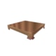 Ralo Elleve com tampa Red Gold Linear 15x15 cm - cd46d666-4943-4f18-a3a8-6178732204c1