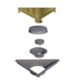 Ralo Elleve Vertex Tampa Inox Gold Linear 5210 - 67d29d18-524e-4081-a22b-675f0dee3672