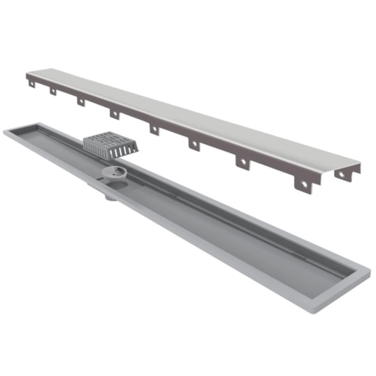Ralo Inox Tampa Oculta Elleve Royal Linear 70cm - Imagem principal - 2f1c44e0-5fd7-4201-a533-c36974473acd