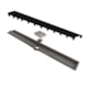 Ralo  Inox Versatile Elleve Black Matte  Saida Central Linear 75cm - cfa91838-bfbe-4888-ad7b-d6fce234239f