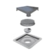 Ralo Linear Elleve Square Tampa Inox 10X10cm - 5d56dbe5-20be-4637-95f5-0e90b909bbe7