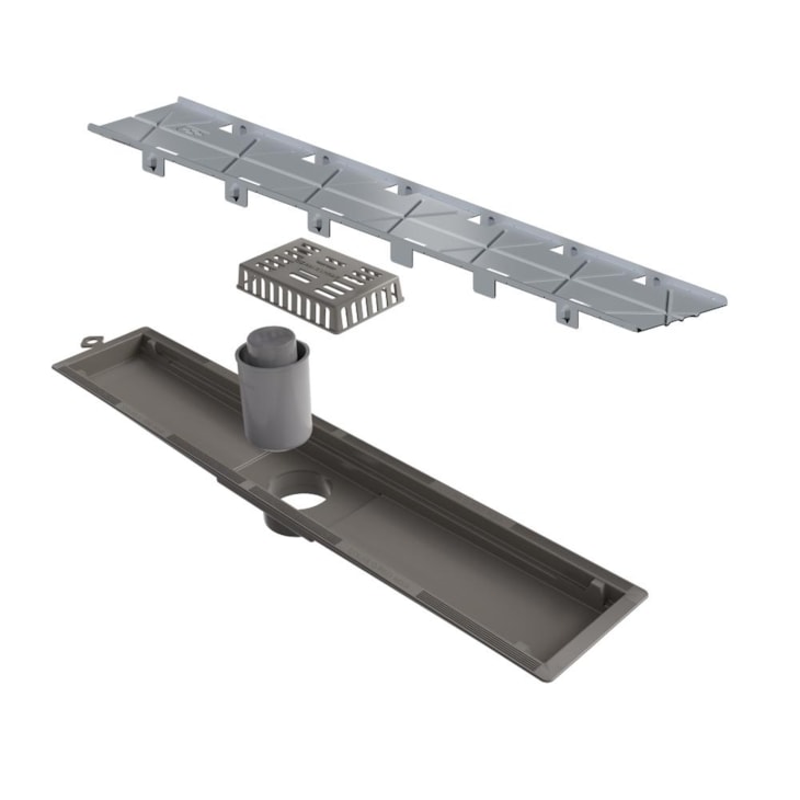 Ralo Linear Elleve Versatille Saida Central Tampa Oculta Linear 50cm