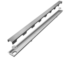 Ralo Linear Inox 304 Escovado Com Saída Lateral Mozaik 60cm