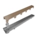 Ralo Linear Inox 304  Ouro Polido Com 2 Saídas Mozaik 110cm - fd44d377-274c-46c7-bc1e-44c08f0f1f8a