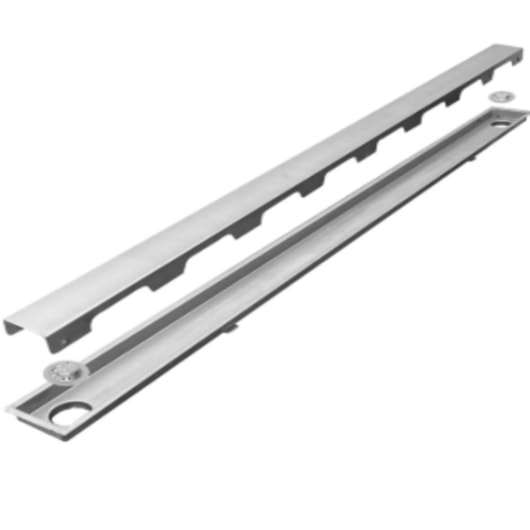 Ralo Linear Inox 304 Polido Com 2 Saídas Mozaik 110cm - Imagem principal - ffc79fc7-5177-4c05-adfe-8ed03a6dd51b