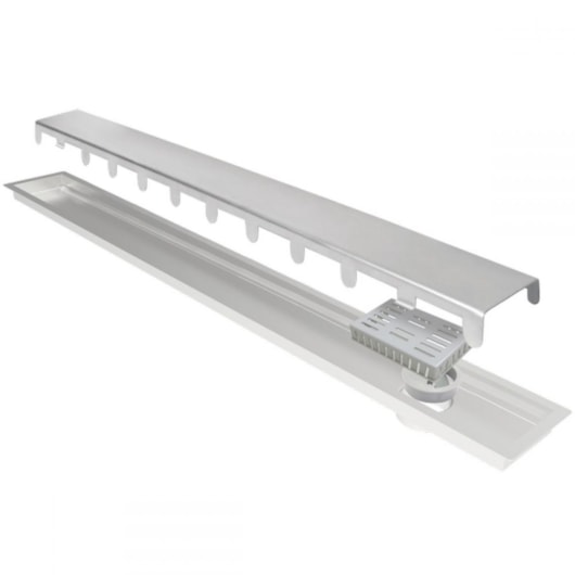 Ralo Linear Multimaster 100cm Com Tampa Inox 277 Linear - Imagem principal - 9ec81253-23a7-44b6-8dc4-6d5866a00f76