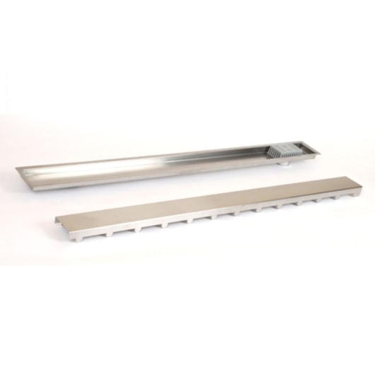 Ralo Linear Multimaster 110cm Com Tampa Oculta 2 Saídas Linear - Imagem principal - f0f9a741-c703-419d-bb86-0aa198b7ac95
